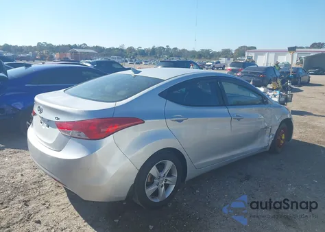 2012 Hyundai Elantra Gls (Ulsan Plant) from USA, damaged, VIN KMHDH4AE8CU183023